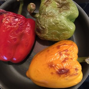 Retirer la peau des poivrons